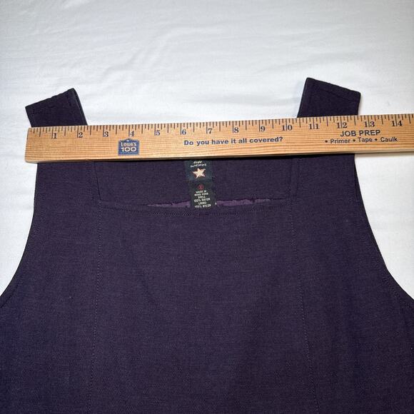 American Eagle Womens 8 Sleeveless Structured Tank Dress Sheath Square Neck EUC - Picture 4 of 15